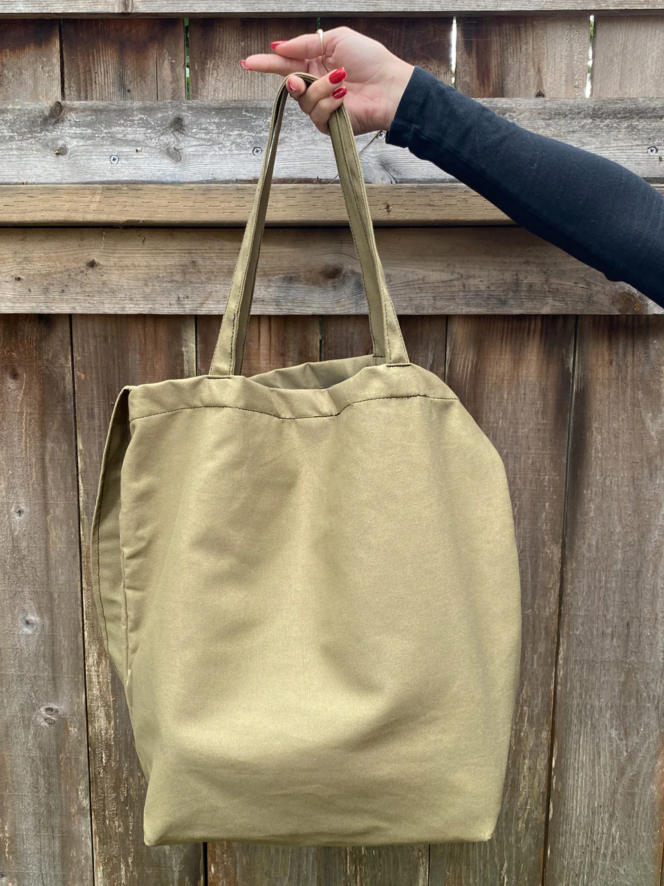GREEN FUZ BEACH CITY BAG - ARMY ビーチシティバッグ キャンバストートバッグ サーフトート MADE IN USA